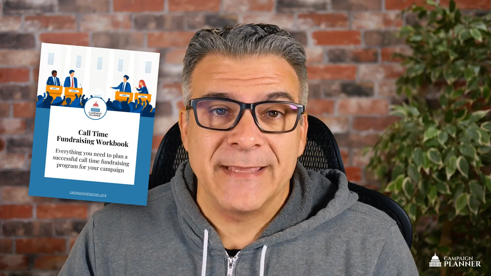 Craig Grella teaching Call Time Fundraising, with the Call Time Fundraising Workbook
