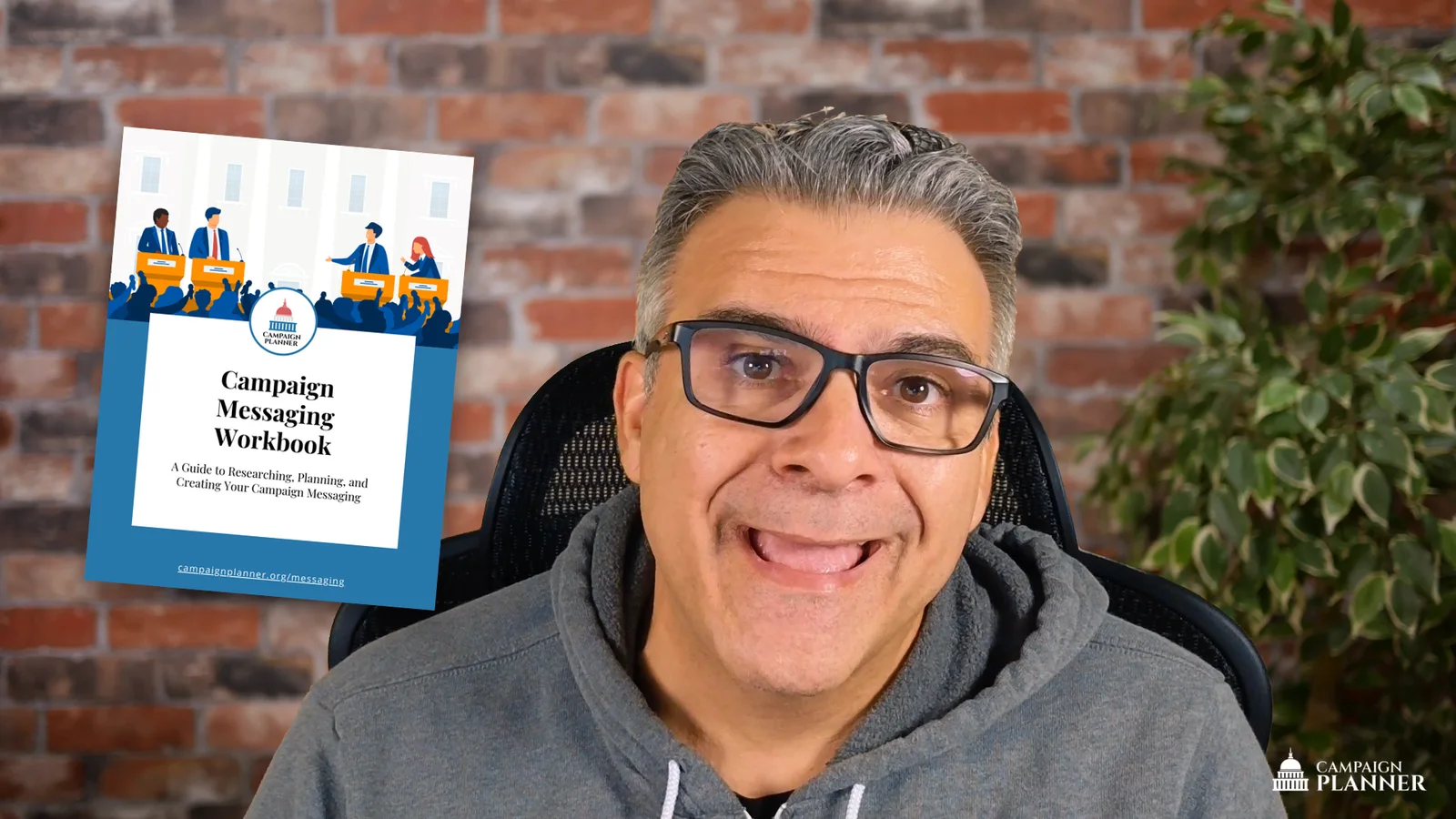 Craig Grella teaching The Message Lab, with the Campaign Messaging Workbook