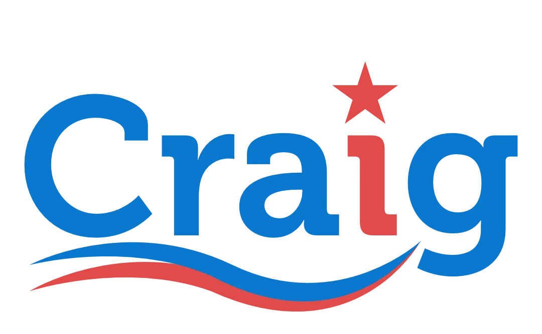 Craig for Commissioner campaign logo