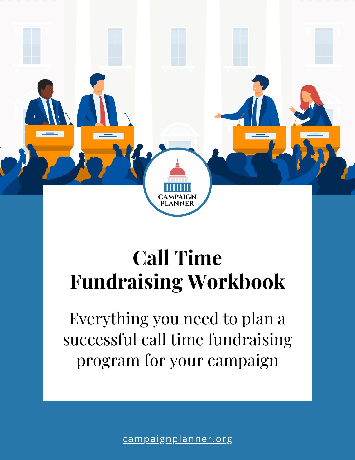 Cover of the Call Time Fundraising Workbook
