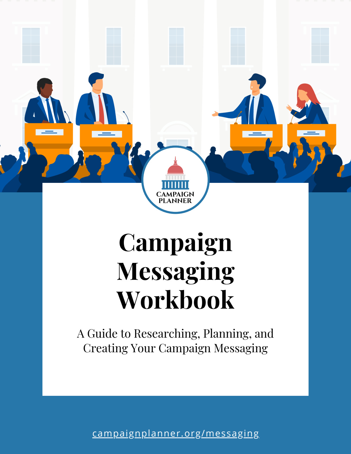 Cover of the Campaign Messaging Workbook