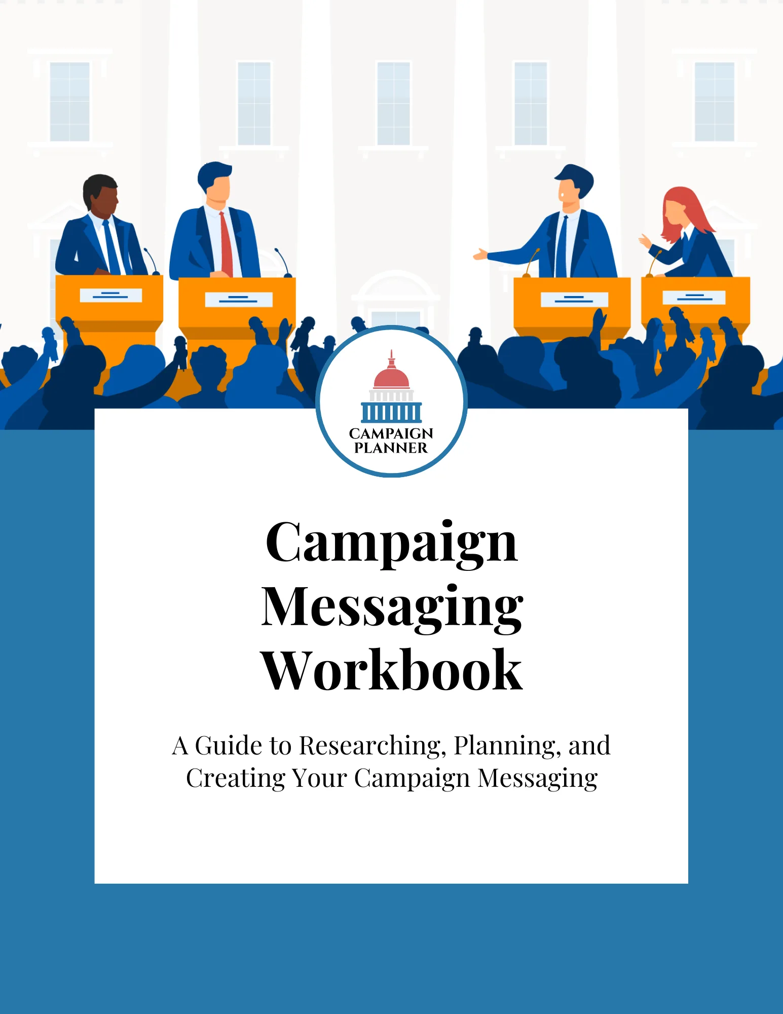 Campaign Planner - Political Campaign Messaging Workbook Cover Thumb No Link